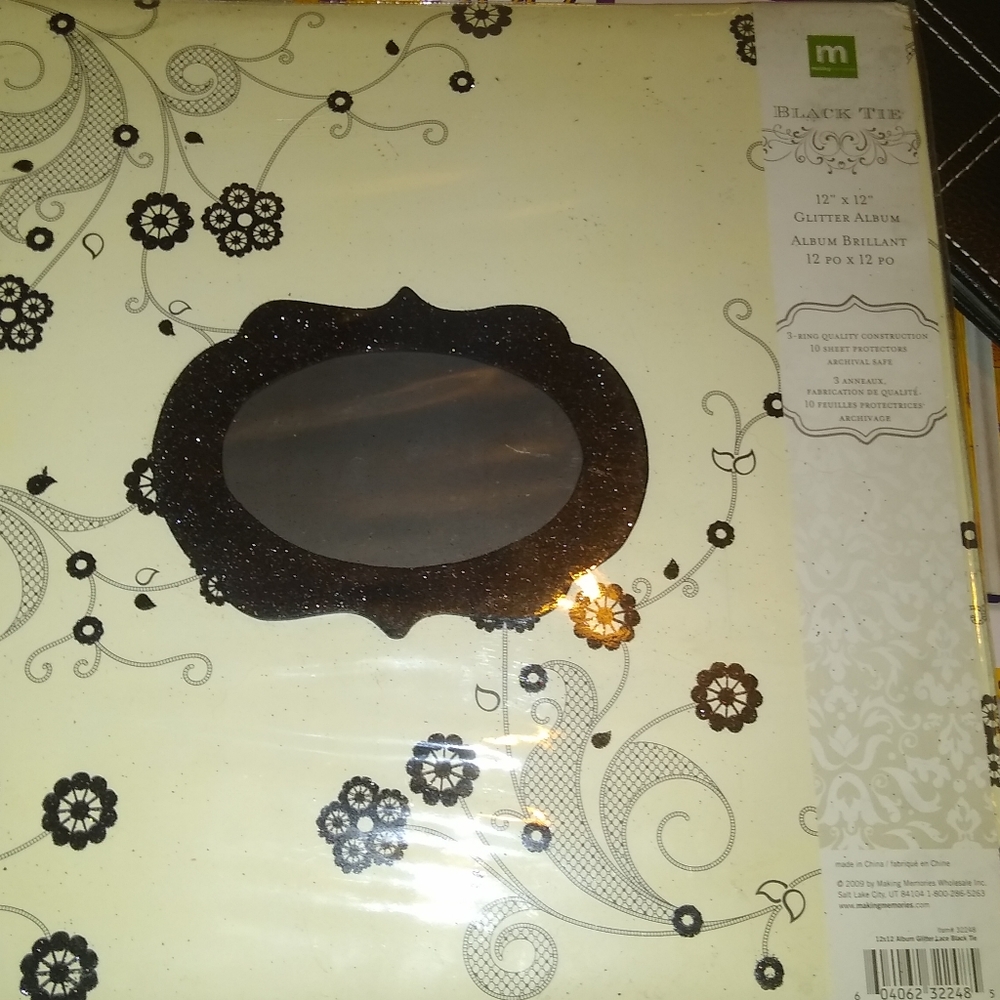 Black tie scrapbook